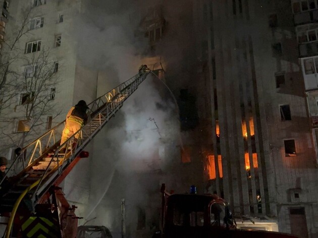 РФ попала в жилой дом в Ахтырке, возник пожар