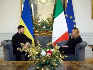 Мелони уговаривала Зеленского на