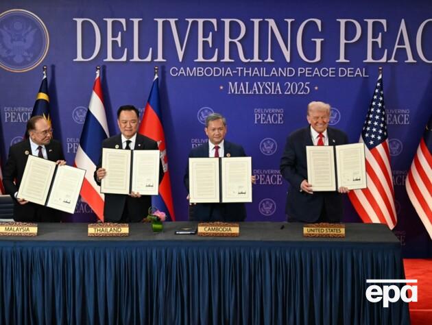 Трамп заявил, что Таиланд и Камбоджа все же прекращают огонь