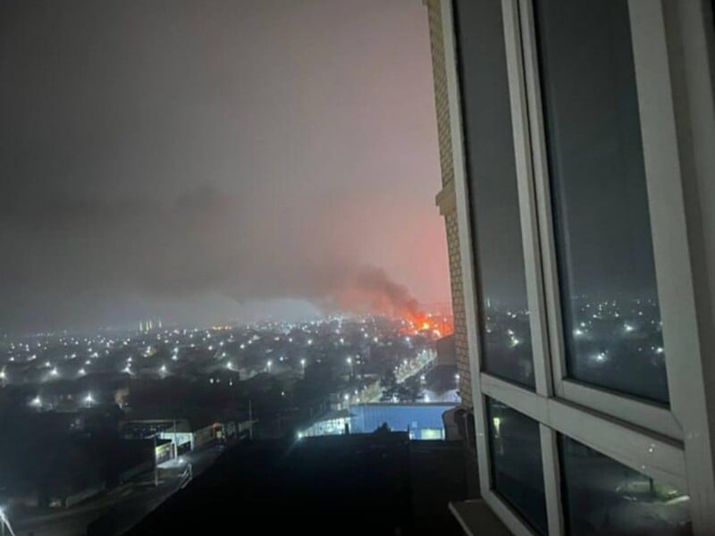 Ростовська область РФ пережила атаку дронів, влада повідомила про загиблих і пожежу на судні