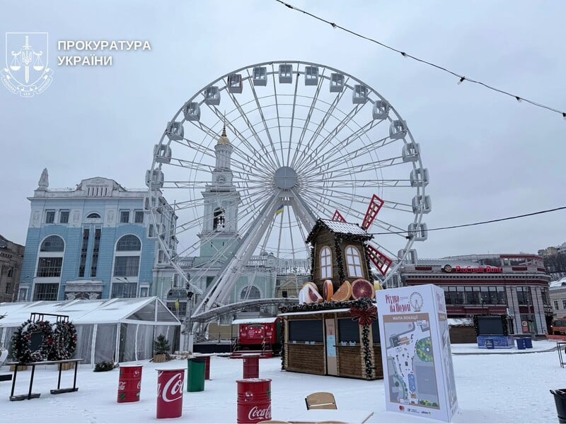 Прокуратура просить суд заборонити роботу колеса огляду на столичному Подолі. Що відомо