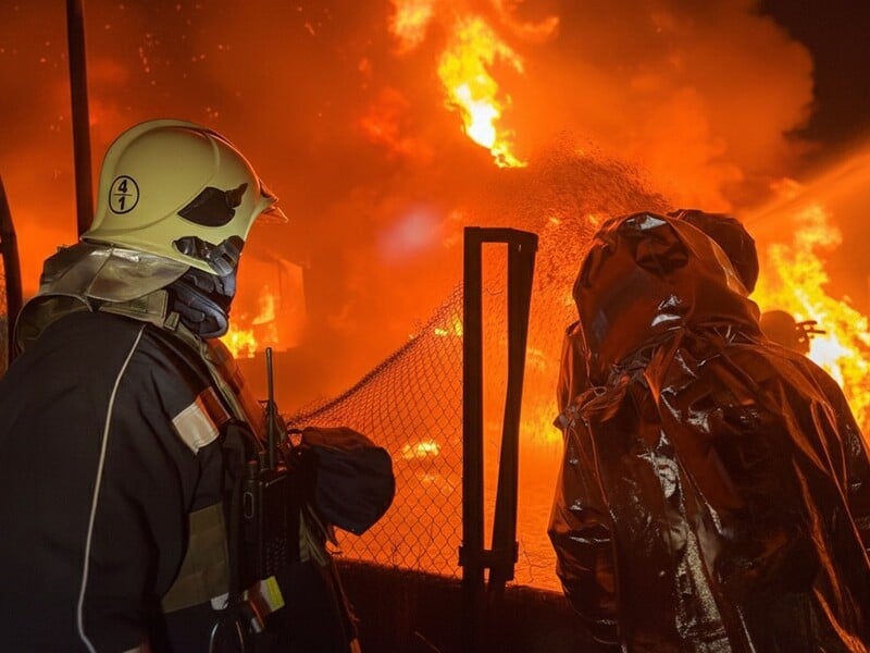 РФ ночью массово обстреляла Киевскую область. Есть раненый, разрушения и пожары