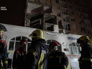 У Києві завершили всі роботи з ліквідації наслідків повітряної атаки РФ. Що відомо? Фото