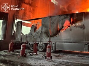 В Одеській області згоріли посилки 