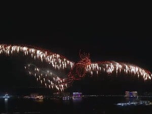 В ОАЭ встретили Новый год с рекордными фейерверками. Видео