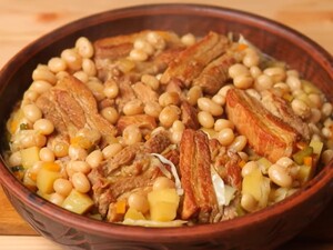 Приготовьте годзю – сытное украинское блюдо из мяса и овощей. Простой рецепт 