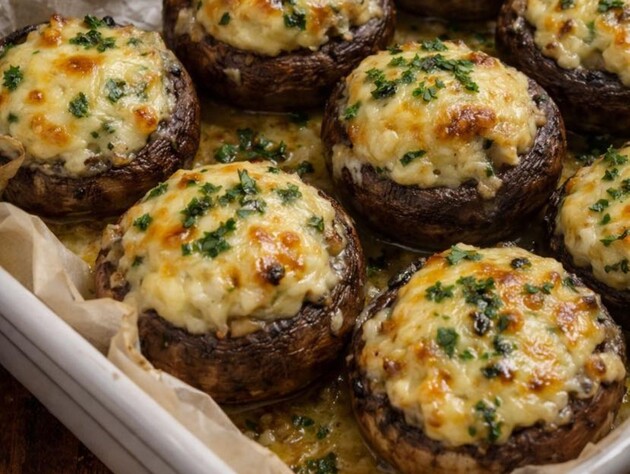 Приготовьте эту начинку – и получатся невероятно нежные фаршированные шампиньоны. Рецепт закуски