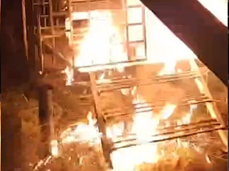 У Московській області партизани знищили вежу зв'язку ППО. Фото, відео