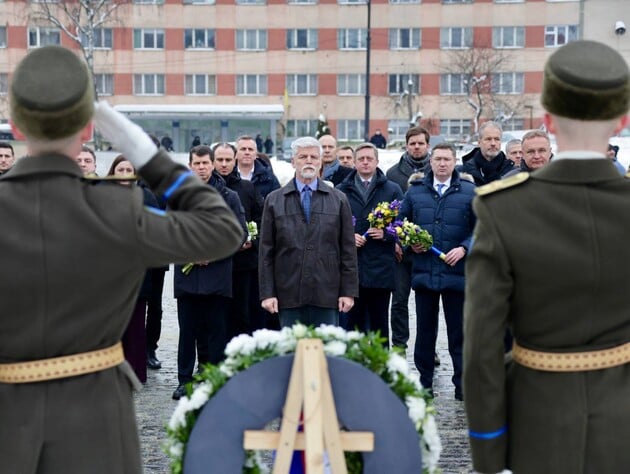 Президент Чехии прибыл с визитом в Украину