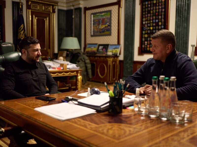 Залужный прибыл в Киев. Зеленский поблагодарил его за работу. Фото