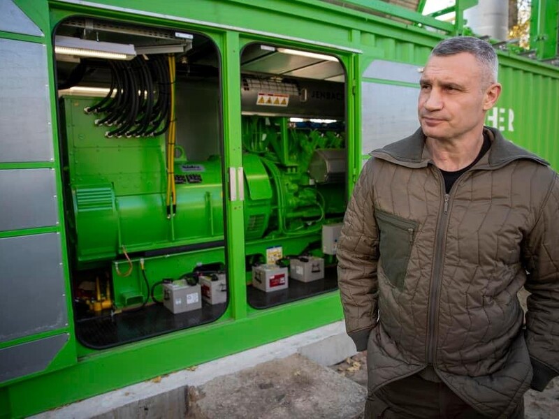 Наступного тижня Київ отримає від Німеччини дві нові міні-ТЕЦ – Кличко