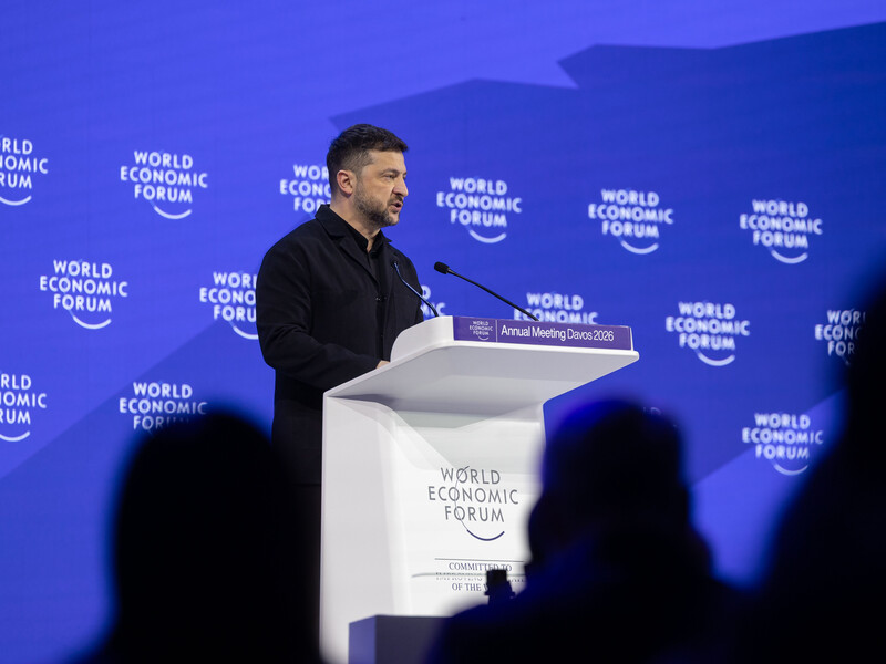 "Коли Україна з вами, ніхто не витиратиме об вас ноги". Повний текст виступу Зеленського на форумі в Давосі