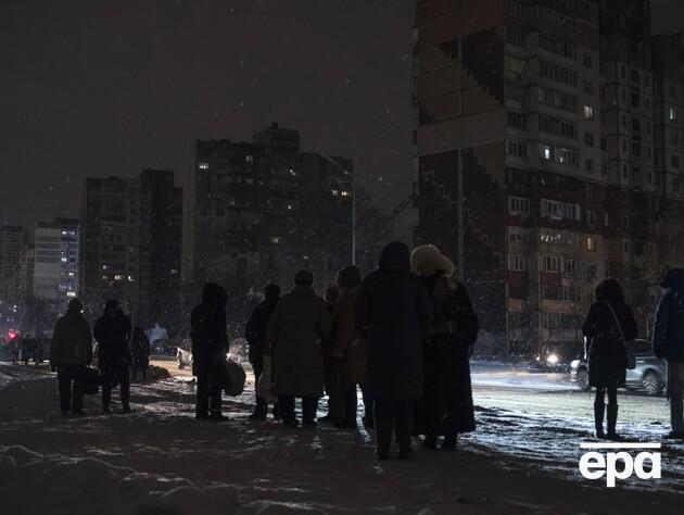 Ночная атака РФ. В Киеве снова почти 6 тыс. домов без отопления