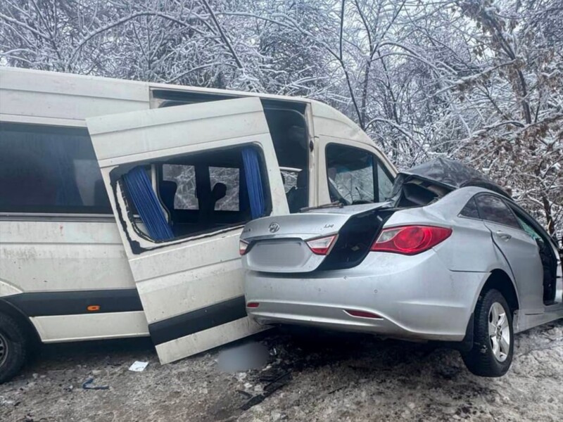 В Киевской области произошло смертельное ДТП с маршруткой. Фото