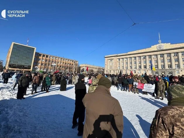 У Черкасах ветерани вимагали об'єктивного розслідування загибелі Сергія Русінова – 