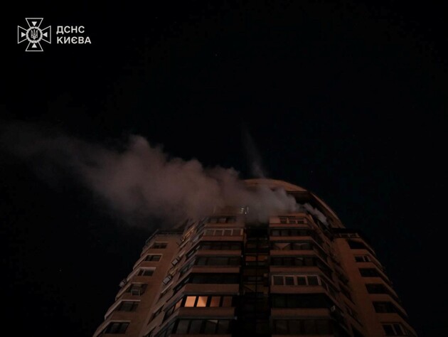 Во время российской атаки на Киев сгорела квартира известного украинского продюсера 