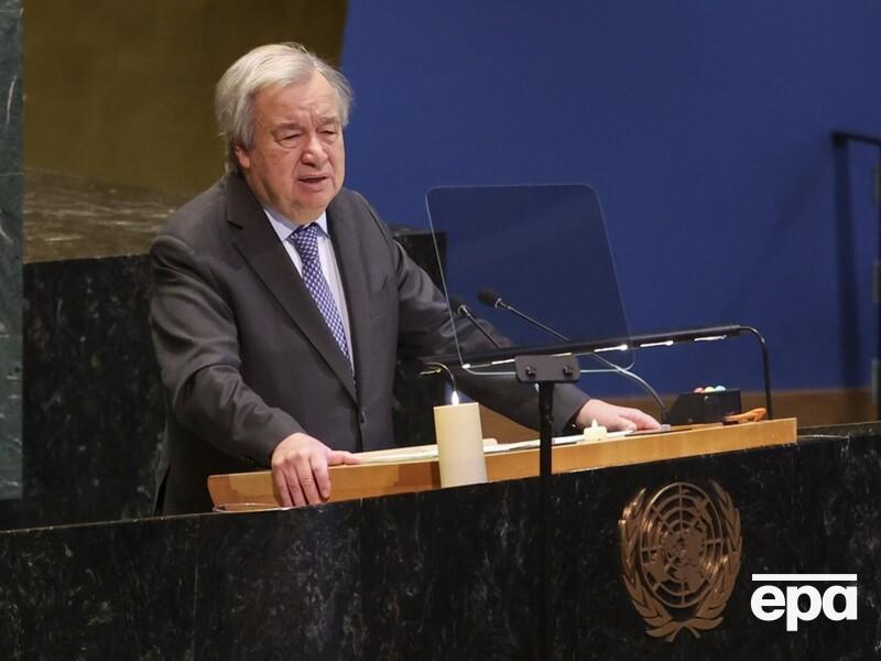 "Ризик застосування ядерної зброї найвищий за десятиліття". Генсек ООН звернувся до США і РФ