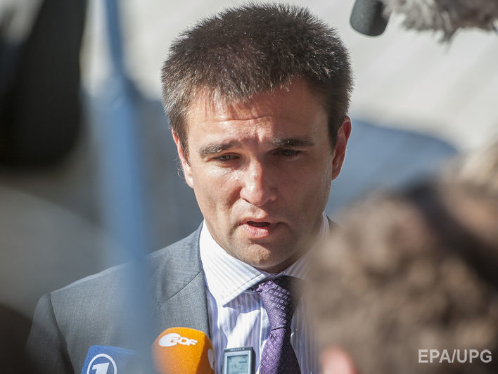 Климкин назвал абсурдным заявление представителя РФ в Гааге, что донецкие боевики взяли оружие в шахтах