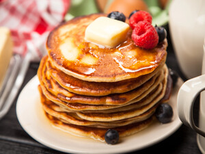 Попробуйте приготовить эти невероятно пышные и вкусные панкейки по шикарному рецепту