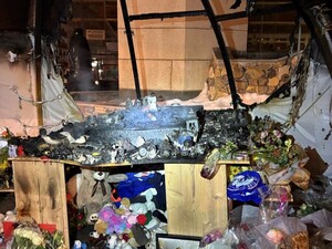 В Швейцарии горел мемориал, посвященный жертвам новогоднего пожара на курорте