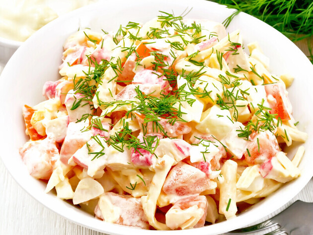 Це незвичне поєднання зробить салат найсмачнішим. Оригінальний рецепт