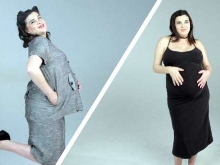 Эволюцию одежды для беременных за 100 лет показали в коротком ролике. Видео