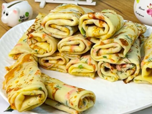 Если гости на пороге, выручат эти блины с припеком. Рецепт теста, которое не рвется и не расползается