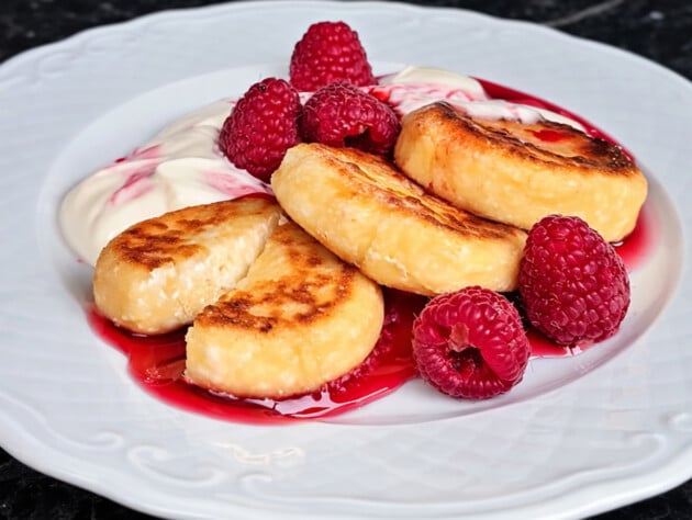 По этому рецепту сырники получатся даже у тех, кто готовит впервые. Секрет идеального теста – в яйцах