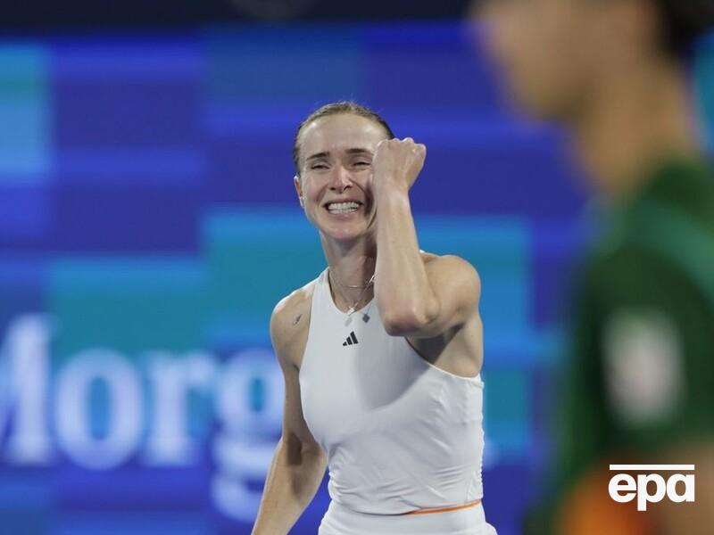 "Борись, как Украина". Свитолина вышла в финал турнира WTA 1000 в Дубае и оставила трогательное послание