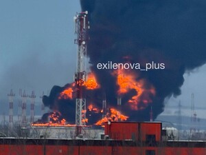 У Татарстані після атаки дронів – велика пожежа на НПС. Фото, відео