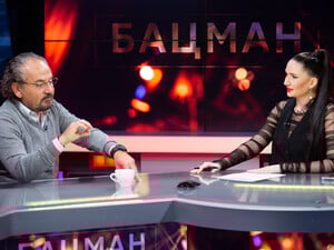 Предчувствие войны в Украине, обвинения в терроризме, подвешивание Саакашвили и драка Порошенко. Интервью Бацман с Шустером. Видео