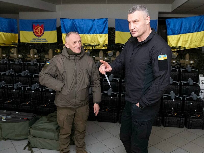 112-та бригада ТрО отримала від громади Києва майже 2 тис. безпілотників і станції керування дронами – Кличко