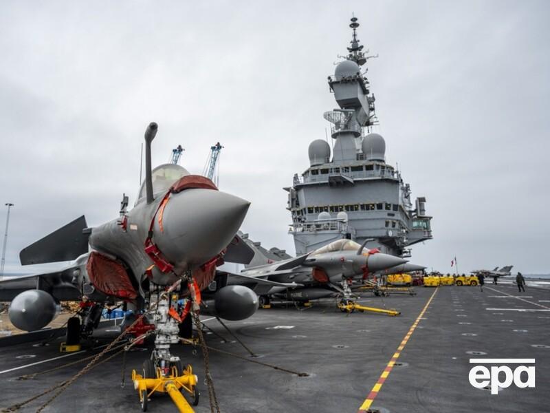 У водах Швеції російський дрон наблизився до французького атомного авіаносця