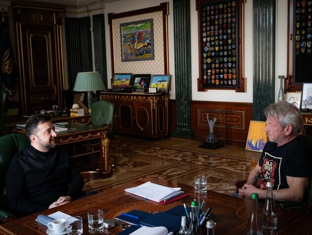 Пенн на фоне игнора Голливуда встретился с Зеленским. Президент Украины прокомментировал