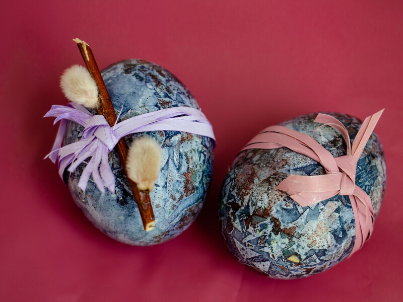 Як зробити мармурові крашанки без хімічних барвників. Перевірений спосіб