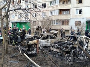 В Харькове – прилеты по жилым районам, есть раненые. Фото