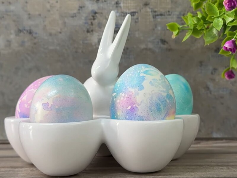 Как покрасить яйца на Пасху фломастерами. Простой и безопасный способ для детей