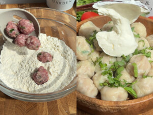 Прикольный рецепт пельменей за 20 минут, которые не нужно лепить. Просто обваляйте мясо в муке