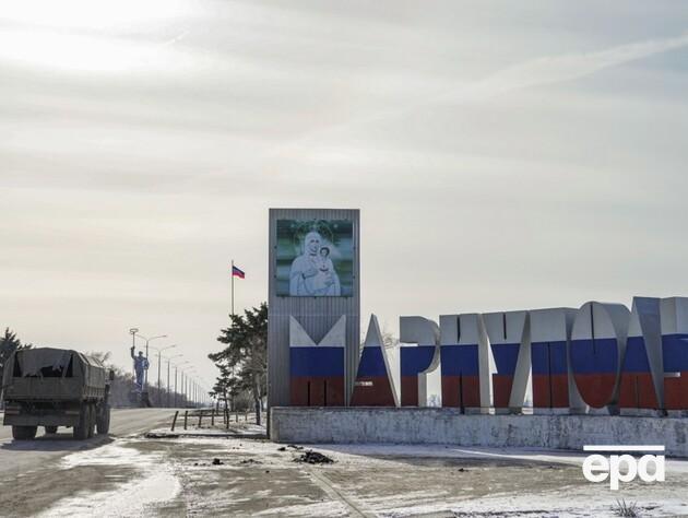 Зафиксировано масштабное перебрасывание войск РФ через Мариуполь