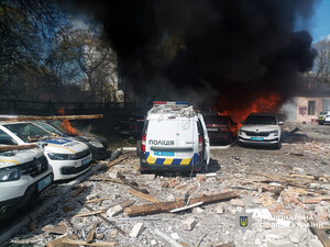 Россияне ударили по райотделу полиции в Черниговской области. Фото