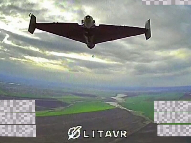 Бійці 42-ї ОМБр показали знищення Shahed українським дроном-перехоплювачем Litavr