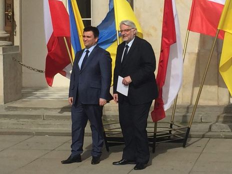 Министры иностранных дел Украины и Польши обсудили ряд вопросов сотрудничества двух стран