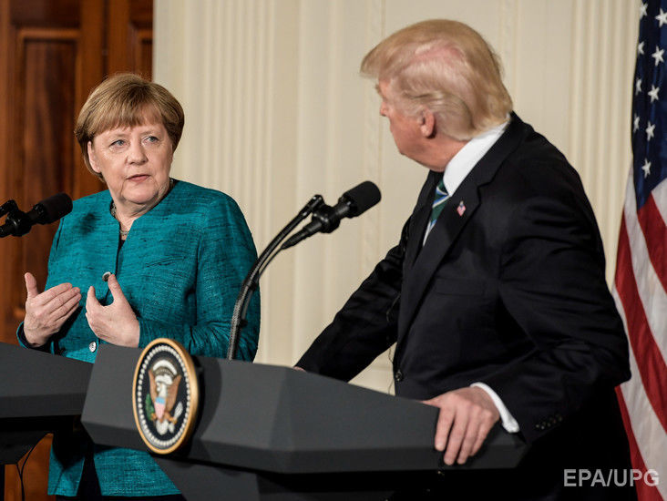 Меркель: Американська адміністрація і особисто Трамп заявили про підтримку мінського процесу