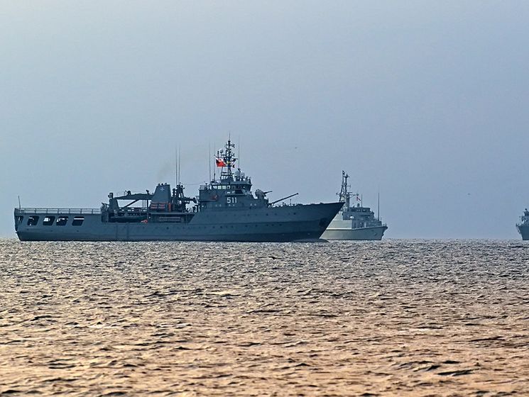 В порт Одессы вошли четыре корабля НАТО 