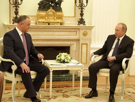 Додон попросил Путина заключить договор о двойном гражданстве