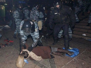 Студентка, которую "похоронили" после разгона Майдана: Беркутовцы колотили девчат по голове. Меня ударили щитом, и я потеряла сознание