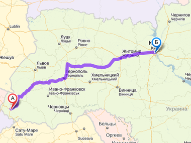 Пятьсот человек из Закарпатья отправились в Киев вопреки помехам ГАИ