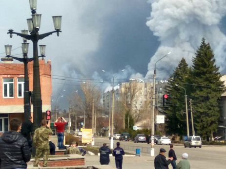 Взрывы в Балаклее продолжаются с интенсивностью один взрыв в пять минут – ГосЧС