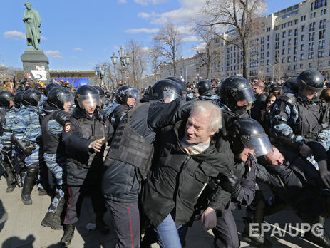 В Москве задержаны более 800 участников акции 