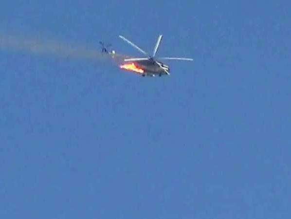 Сирійська опозиція заявила, що збила російський вертоліт у Латакії